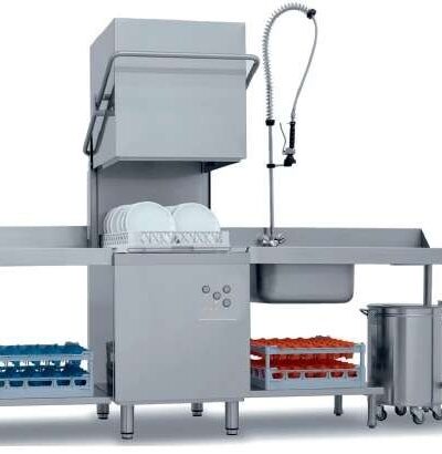 Lavavajillas Industrial Tipo Capota con Cesta de 50x50cm de 640 x740 x1480h mm VERONA CH800 (TH50STN2)