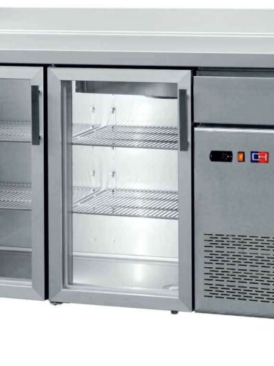 Frente Mostrador Refrigerado con Puertas de Vidrio 3 puertas de 2017 x600 x1045h mm CORDOBA FMCH-200V