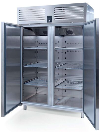 Armario GN2/1 refrigeración 2 puertas CRISTAL 1400x800x2100h mm ESTAMBUL