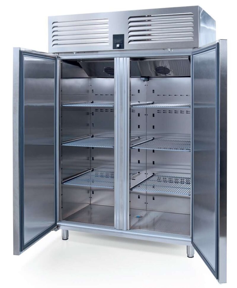 Armario GN2/1 refrigeración 2 puertas CRISTAL 1400x800x2100h mm ESTAMBUL