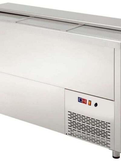 Enfriador de Botellas 3 Puertas Inoxidable Interior y Exterior de 1500 x550 x850h mm CORDOBA MRB-150I