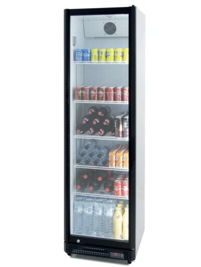 Armario Expositor Refrigerado 410 litros Puerta de Vidrio de 580 x610 x1980h mm PEKIN CS410NS. 75kg