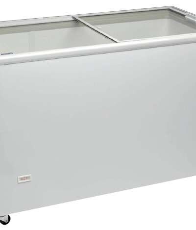 Congelador Horizontal Puerta Vidrio Corredera de 1283 x670 x895h mm AVEIRO ICE400NTVS