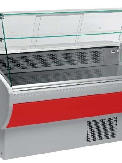 Vitrina Refrigerada Expositora Fondo 800 de 1530 x800 x1260h mm AVEIRO VPL150-R color rojo