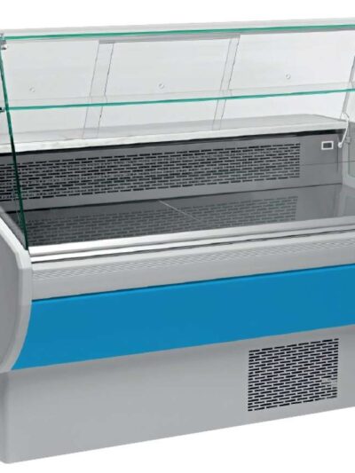 Vitrina Refrigerada Expositora Fondo 800 de 1955 x800 x1260h mm AVEIRO VPL200-A color azul