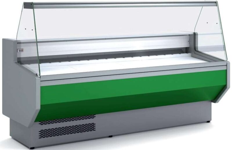 Vitrina Refrigerada Cristal Recto Sin reserva Fondo 900 dim.1305x940x1235h mm Línea Córdoba VEDS-9-13-R