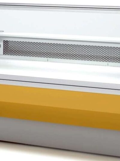 Vitrina Refrigerada Cristal Recto Sin reserva Fondo 1100 dim.1525x1100x1235h mm Línea Córdoba VEDS-10-15-R-TF