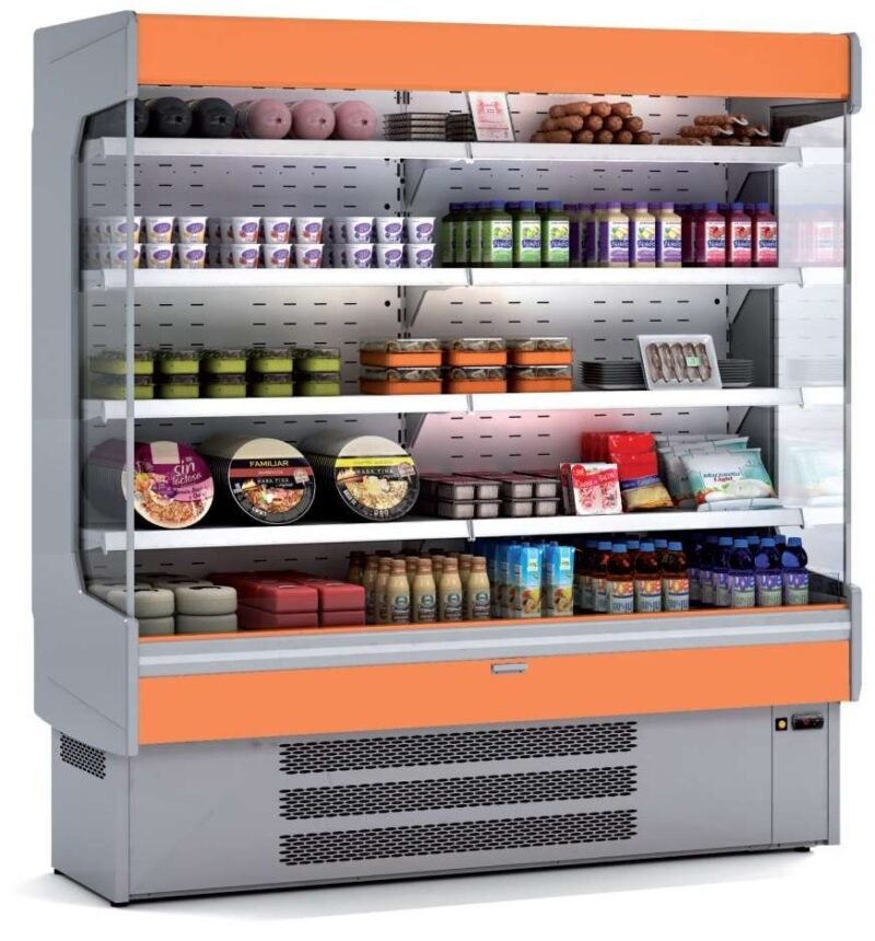 Vitrina Expositora Mural Fondo 600 dim.2380x720x2020h mm Línea Córdoba M-6-240