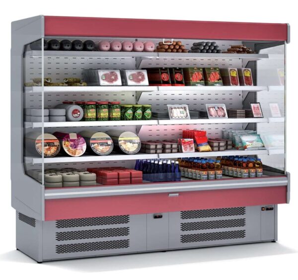 Vitrina Expositora Mural Fondo 800 dim.2900x860x2020h mm Línea Córdoba M-8-290