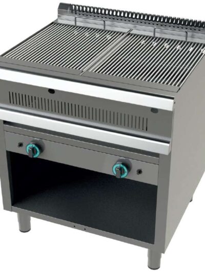 Barbacoa a gas con mueble 11+11 Kw Serie 900 JUNEX con medidas 800x900x900 h mm GR9C200