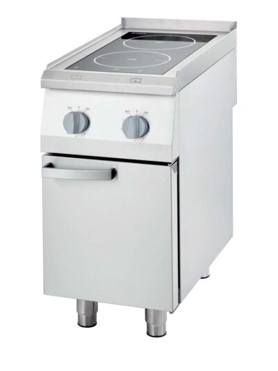 Cocina inducción con mueble 2 zonas 400x700x850h mm 2x3,5Kw Línea Varsovia