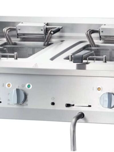 Freidora Eléctrica sobremesa 10+10 litros 800x700x250h mm 18Kw Línea Varsovia