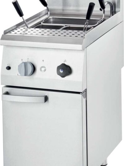 Cuecepasta a gas 400x700x850h mm 25 litros 2-GN1/3 9,1 Kw Línea Varsovia