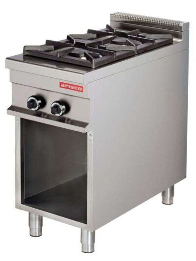 Cocina a gas 2 fuegos 2x8kw 425x900x900h mm GR911 Línea Estambul