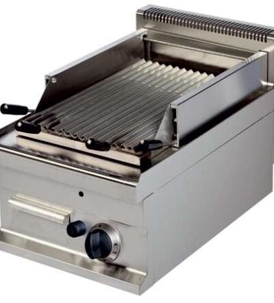 Barbacoa a gas piedra volcánica sobremesa 6kw 400x700x290h mm GGL711S Línea Estambul
