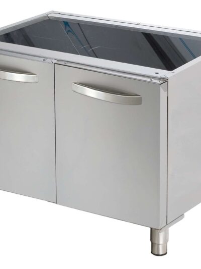 Mueble soporte con puertas 800x610x630h mm D722 Línea Estambul