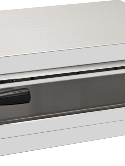 Horno Eléctrico de Pizza Compacto 1 pizza diámetro 35 cm AVEIRO FP20PV con puerta de cristal