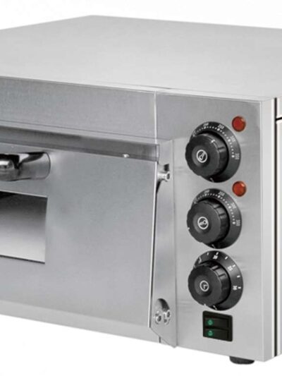 Horno Eléctrico de Pizza Compacto de 560 x570 x280h mm para 1 Pizza 38 cm PEK20 Línea Pekín