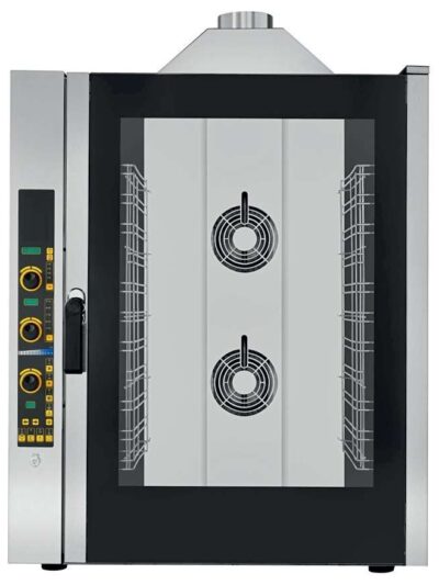 Horno de gas convección ELECTRÓNICO con VAPOR 11 bandejas GN1/1 EKF1111GEUD Línea Padova