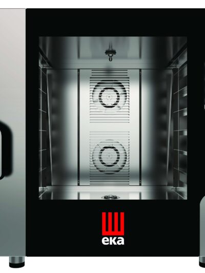 Horno eléctrico convección MILLENIAL BLACK MASK Gastronomía 6 bandejas GN2/1 MKF621BM Línea Padova