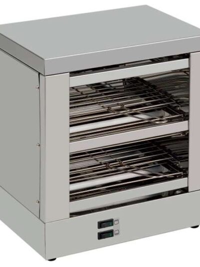 Tostador 2 pisos Slim Line  resistencias de cuarzo sin temporizador 1800W TE2