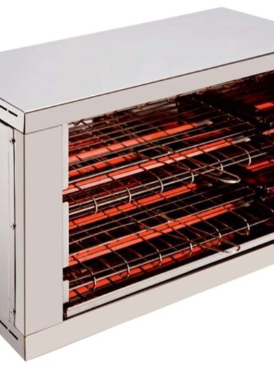 Tostador 2 pisos resistencias de cuarzo  sin temporizador 3000W TD2