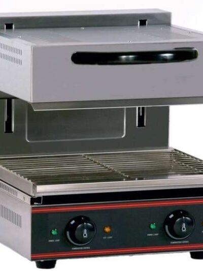 Salamandra Eléctrica Elevable de 600 x510 x520h mm PEKIN EB600. -31KG.