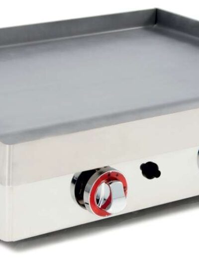 Plancha a Gas Acero Laminado 6mm pot.3,2Kw 410x457x240h mm línea Badajoz 40PGL
