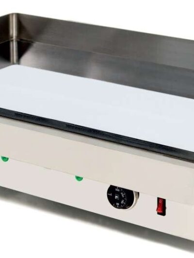 Plancha Eléctrica de Asar Cromo Duro dim.610x457x240h mm línea Badajoz 60PEC