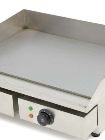 Plancha Eléctrica Acero Rectifcado 10 mm  Económica de 740 x490 x240h mm PEKIN IEG-820