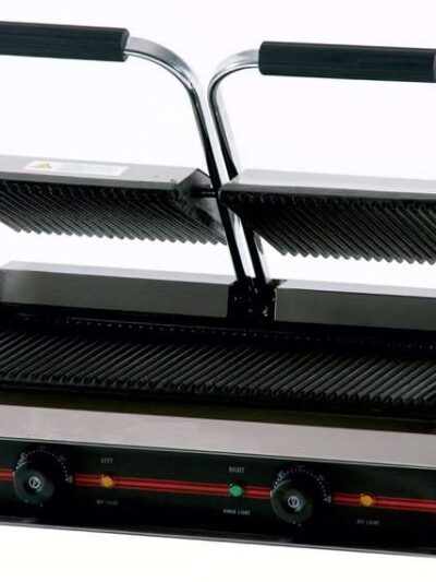 Grill Eléctrico Doble de 570 x310 x210h mm PEKIN IEG-813. 25 Kg