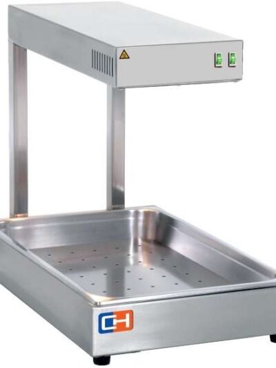 Calentador de fritos 1000W  por Radiación Infrarrojos GN1/1-65 con medidas 560x500x330h mm CIGN-1