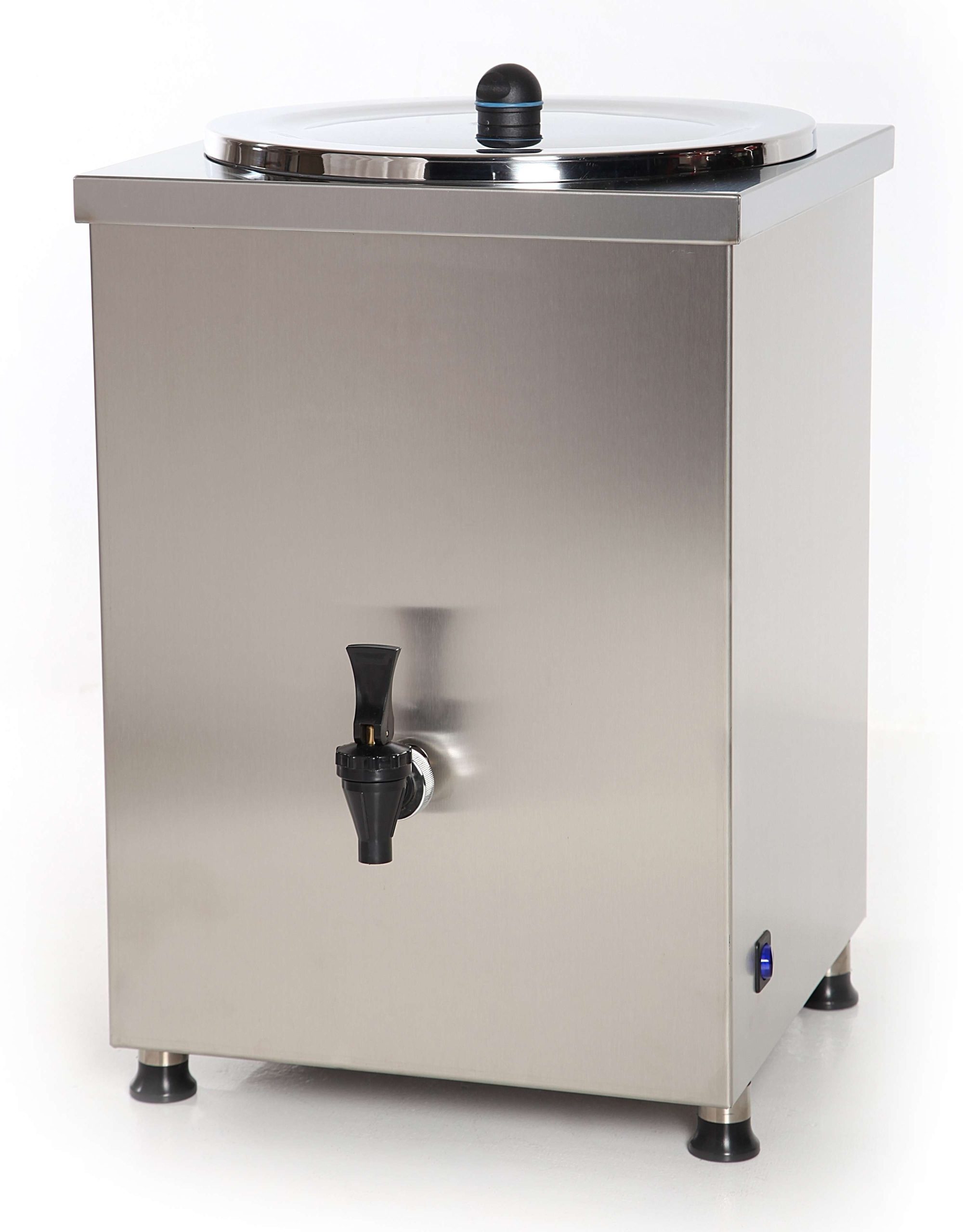 Termo de Leche 20 litros potencia de 3000W con medidas 380X380x600h mm T20L
