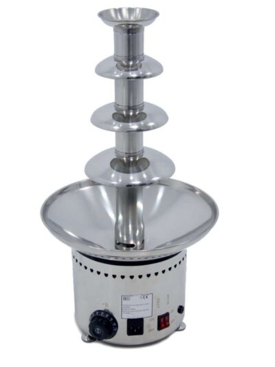 Fuente de chocolate 4 pisos diámetro 33cm y alto 60cm capacidad