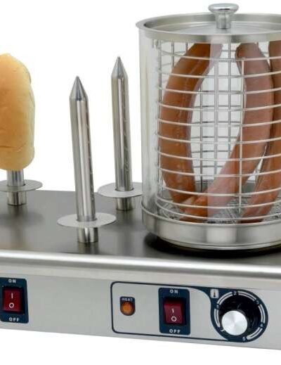 Máquina de Perritos 4 Pinchos de 550x340x370h mm PEKIN IHD-04