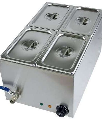 Baño María Cubeta 4 cubetas GN1/4 de 340 x570 x260h mm PEKIN IB-4V
