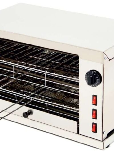 Horno Tostador Eléctrico Multifunción 2 pisos con resistencias blindadas 510x280x325h mm CON temporizador línea Badajoz 2DUOT