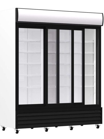 Armario Expositor Refrigerado 1600 litros 3 Puertas Deslizantes de Vidrio de 1720 x730 x2060h mm PEKIN CST1600S