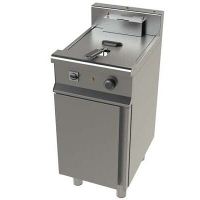 Freidora eléctrica con mueble 10 litros de 7,5 Kw Serie 550 JUNEX con medidas 400x600x850h mm FC7121TT (SUSTITUYE A FE6001/1)