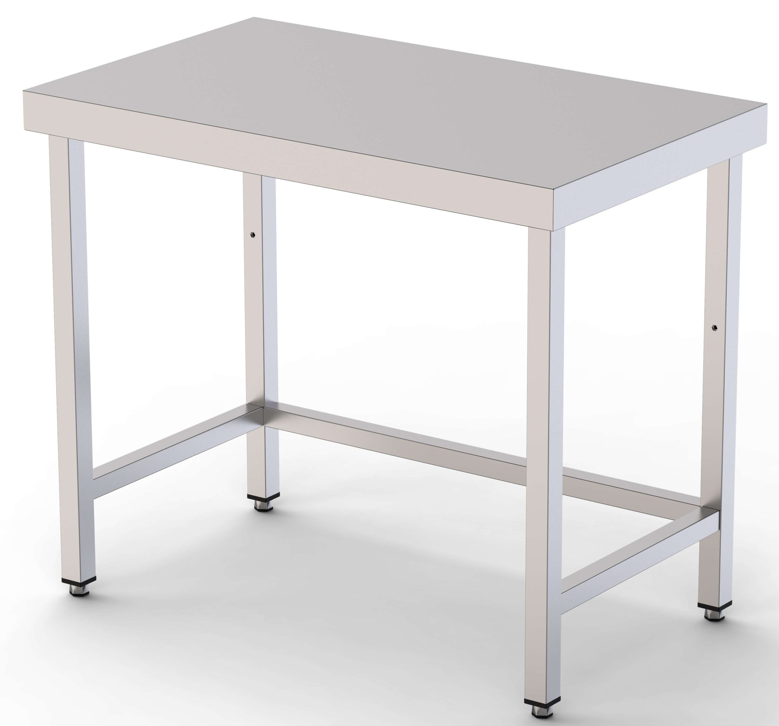 Mesa de Trabajo Acero inoxidable Central Sin Estante 2800x800x850h mm WTC180280S0