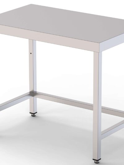 Mesa de Trabajo Acero inoxidable Central Sin Estante 1200x900x850h mm WTC190120S0