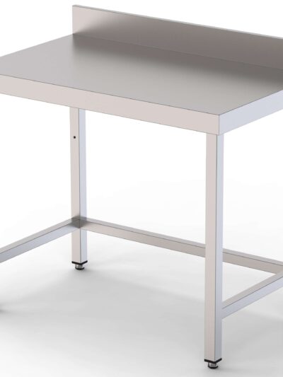 Mesa de Trabajo Acero inoxidable Mural Sin Estante 900x800x850h mm WTW180090S0