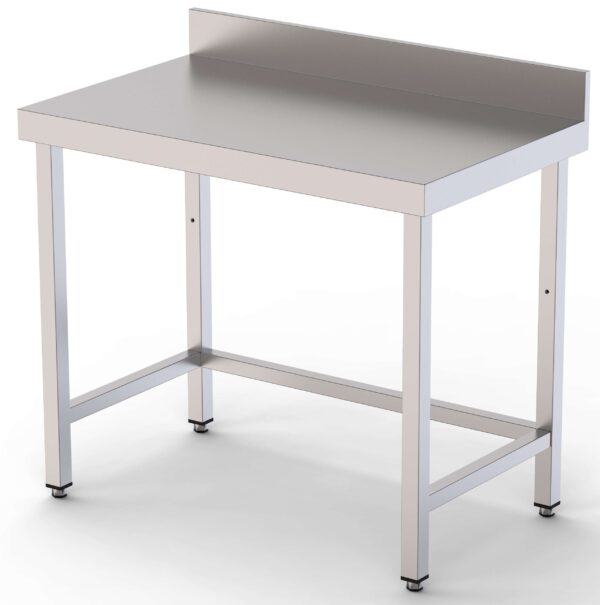 Mesa de Trabajo Acero inoxidable Mural Sin Estante 800x900x850h mm WTW190080S0