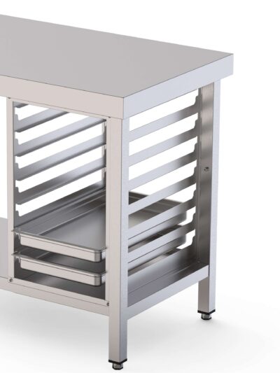 Módulo Acero Inoxidable Para 8 Bandejas 600x400 mm 658x512x597h mm WTA436659BK