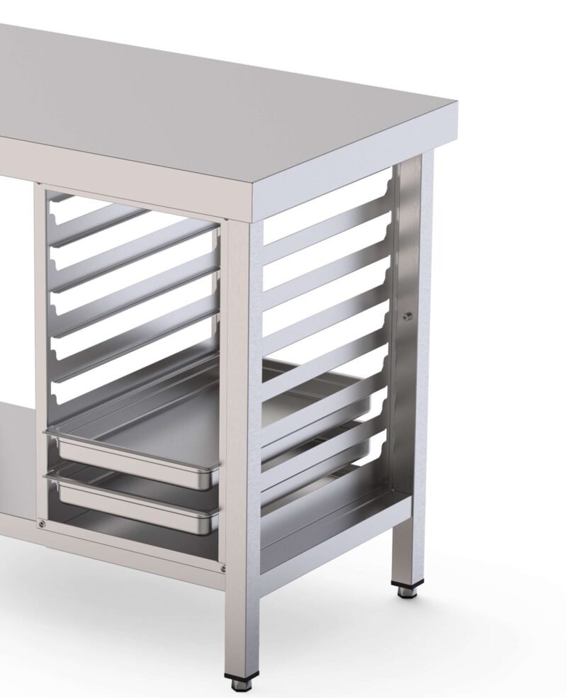 Módulo Acero Inoxidable Para 8 Bandejas 600×400 mm 658x512x597h mm WTA436659BK