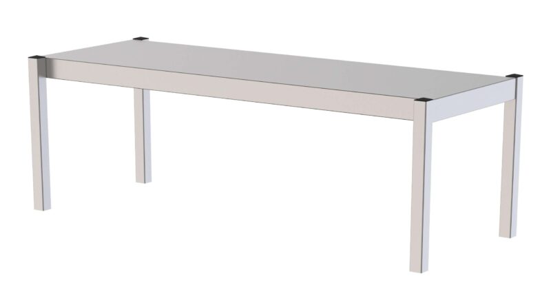 Estante Sobremesa Acero Inoxidable Simple Para Mesas De Trabajo 700x350x300h mm UTS135070S1