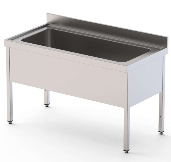 Fregadero Gran Capacidad Acero Inoxidable 1 Cuba Derecha Fondo 700 Con Mueble Sin Estante 2000x700x850h mm IS1720R1HCS0
