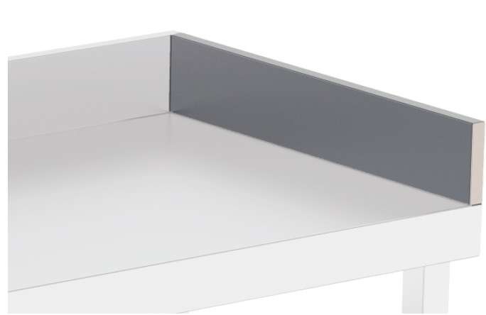 Peto Lateral Acero Inoxidable Derecha Fondo de Mesa 600 mm ISA6000RDSS