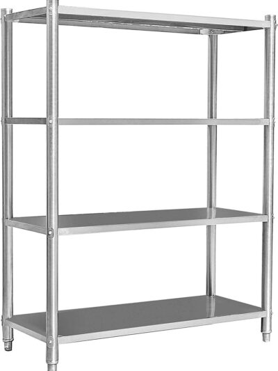 Estanteria de Pie Acero inox 4 estantes de 1200x500x1550h mm H24