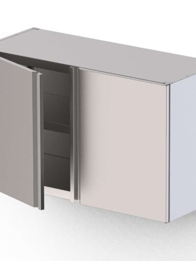 Armario Mural Acero Inoxidable Con 1 Puerta Abatible 500x400x600h mm WMC050460SW